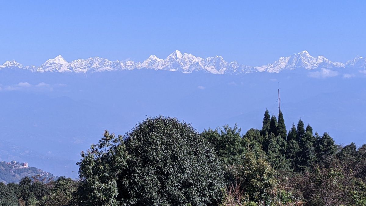 Panorama Himalajów Ganeszu