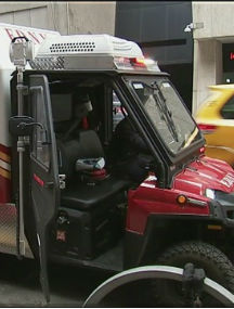 Mini ambulans w NY