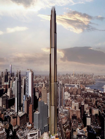 Nowy wieżowiec na Brooklynie