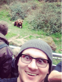 Selfie z niedźwiedziem?