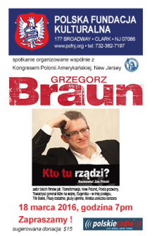 Spotkanie z Grzegorzem Braunem