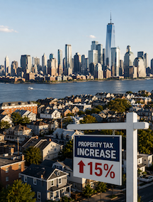 Jersey City podnosi podatki